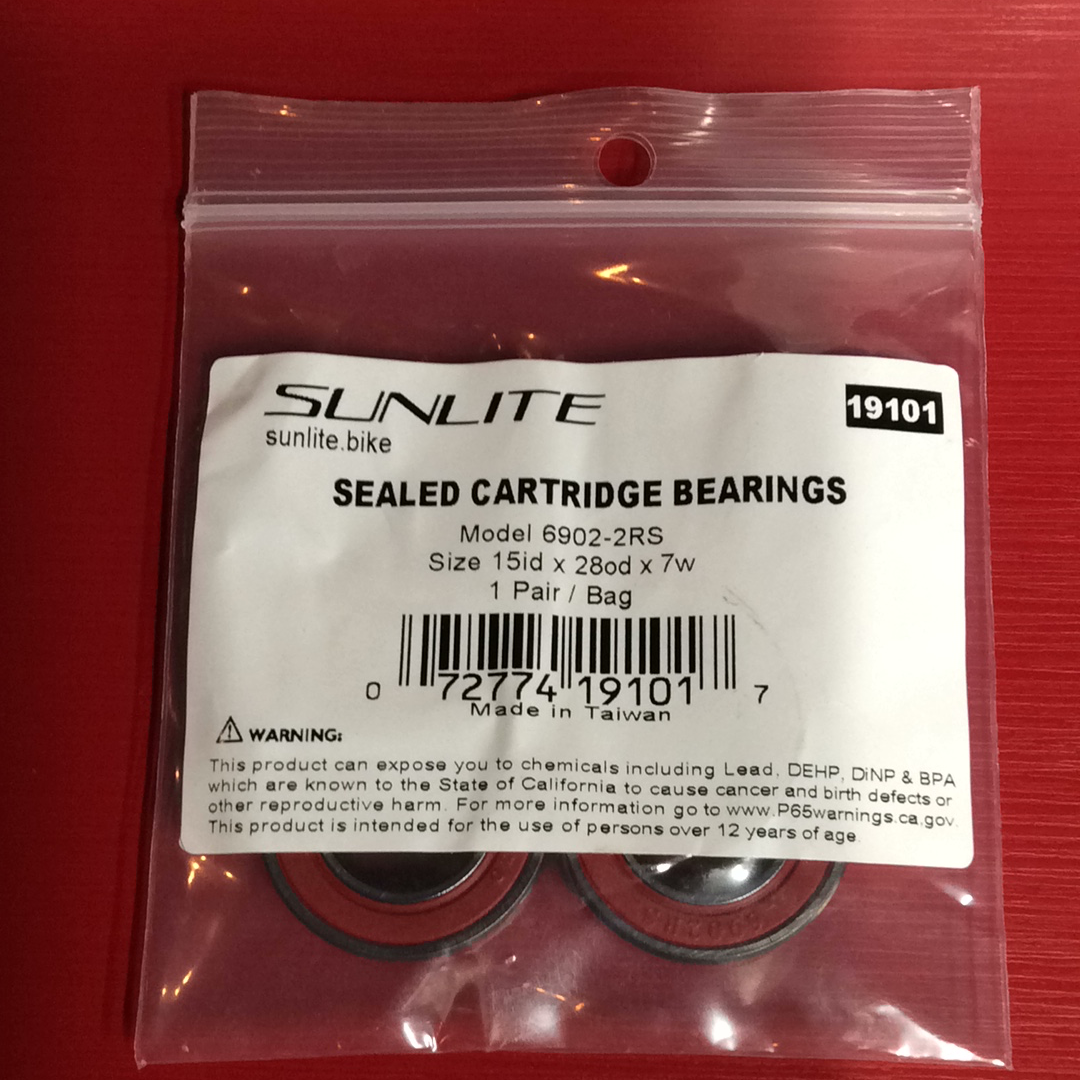 Sunlite cartridge bearings