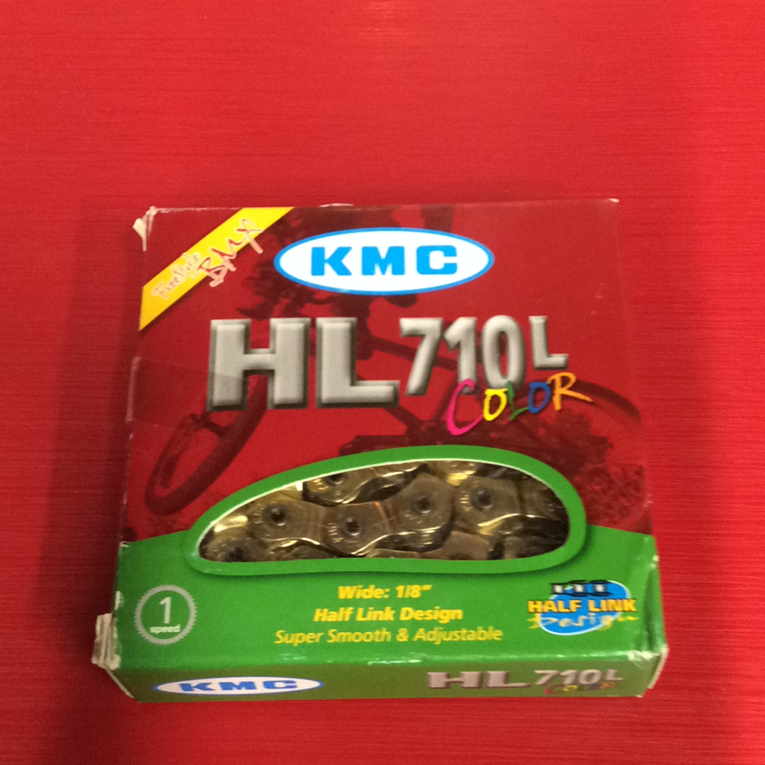 KMC 1/2x1/8 HL710L1s 1/2Link gold