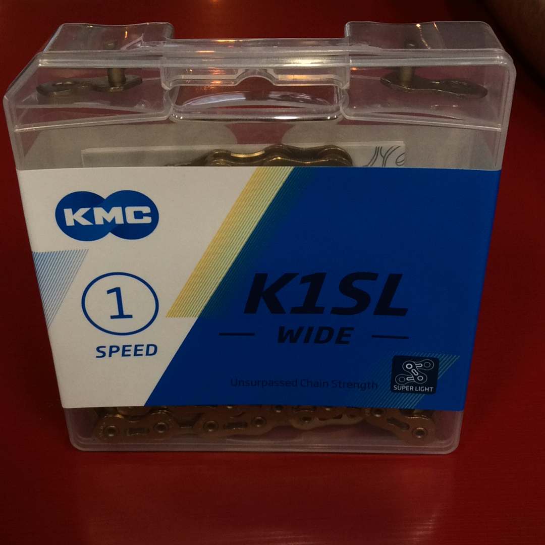 KMC K1SL wide chain gold